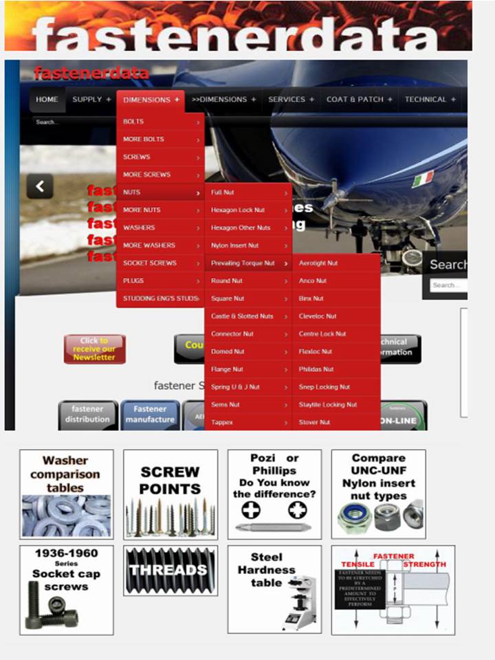 Fastener Data Brochure Fastener Specifications