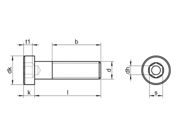 Metric Coarse Low Head Socket Cap Screw Stainless-Steel-A2 DIN6912