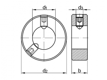 Metric Adjusting Rings Heavy Steel DIN703