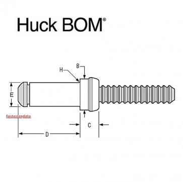 Huck BOM Blind Fastener