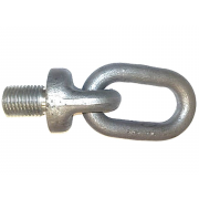 Metric Coarse Link Eye Bolt Forged with Shoulder Collar Steel BS4278T2