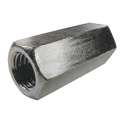 Metric Coarse Hexagon Allthread Coupling Connector 3D Stainless-Steel-A4 DIN6334