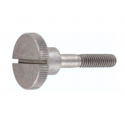 Metric Coarse Knurled Thumb Screw with Slot Stainless-Steel-A1 DIN464S
