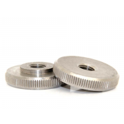 Metric Coarse Round Knurled Thumb Nut Thin Type Aluminium DIN467