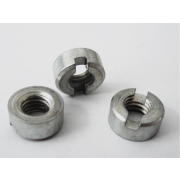 Metric Coarse Round Two Slot Nut Steel NFE27-413
