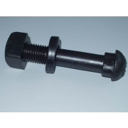 Metric Coarse Fish Plate Bolt with Round Head Grade-4.6 DIN5903