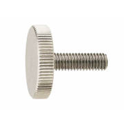 Metric Coarse Knurled Round Head Thumb Screw Low Type Stainless-Steel-A1 DIN653