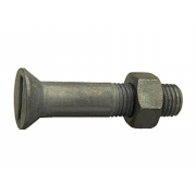 Metric Coarse Structural Slotted Countersunk Bolt with Nut Grade-8.8 DIN7969