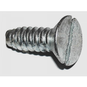 Inch Slotted Countersunk Head Self Tapping Screw B Case Hardened Steel BS4174