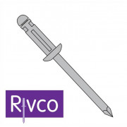 Rivco Blind Rivet Dome Head Aluminium Body Aluminium Mandrel TRI