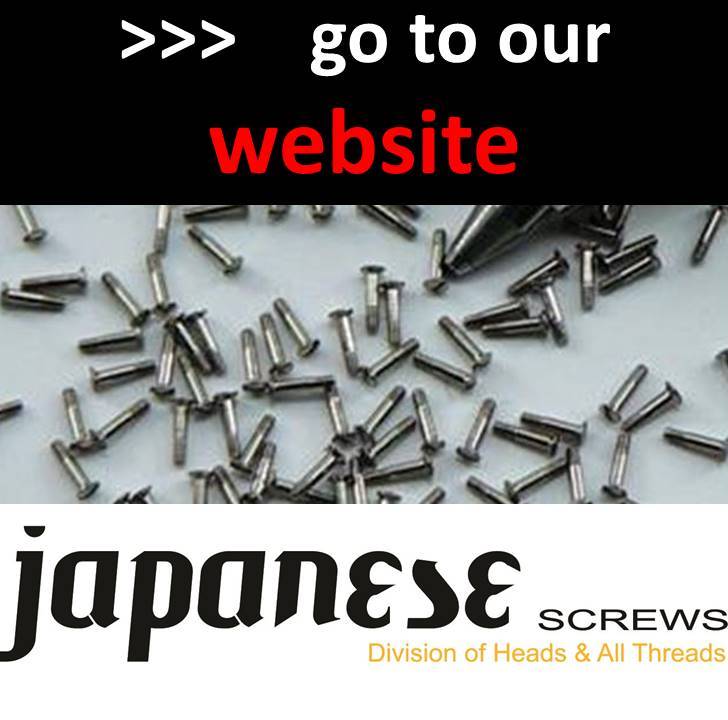 japanese micro screw nano fasteners