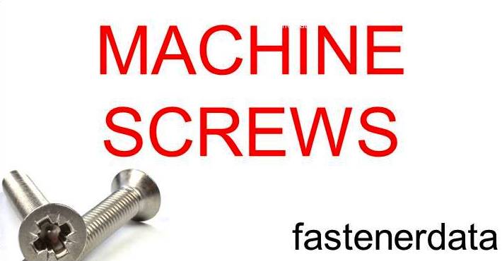 MACHINE SCREWS