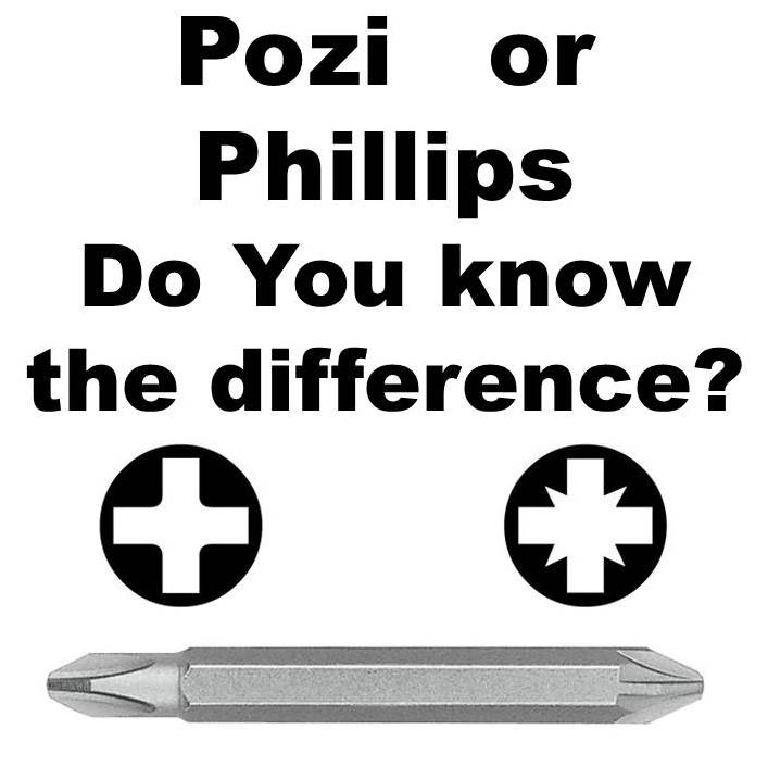 POZI PHILLIPS DRIVE DIFFERENCE