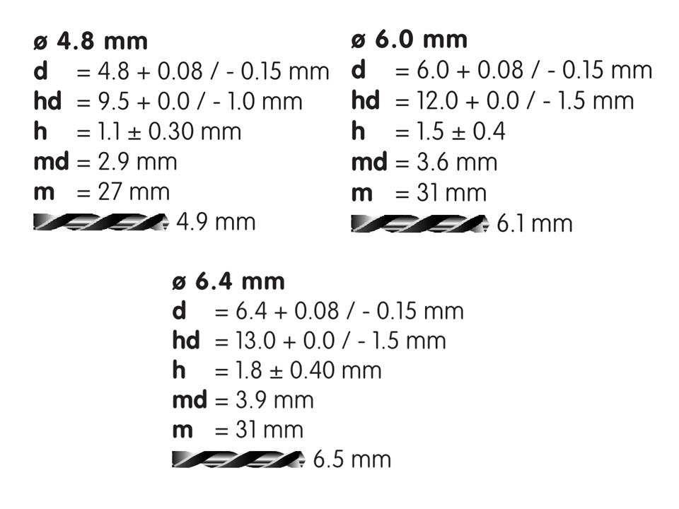 Rivco Blind Rivet Dome Head Stainless Steel Body Stainless Steel Mandrel SSDSS Rivco Blind Rivet Dome Head Stainless Steel Body Stainless Steel Mandrel SSDSS