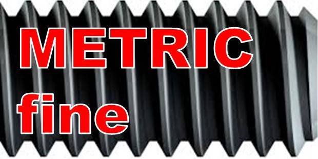 Metric Fine Thread Chart Pdf